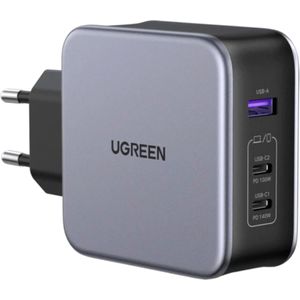 UGREEN Nexode USB-A+2*USB-C 140W GaN Fast Charger+USB-C Cable 2m