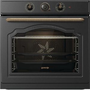 Gorenje BOS67371CLB Einbaubackofen 77L BigSpace Zeitschaltuhr Schwarz/Gold EEK:A