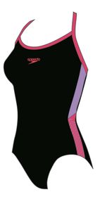 SPEEDO Dive Tsrp Msbk Af Black/Pink Badeanzug Damen schwarz 36