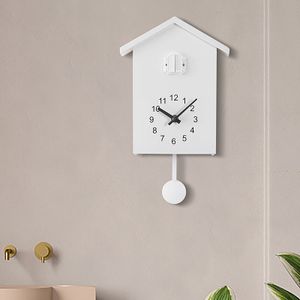 NCF Cuckoo Clocks Wanduhr Wanduhr Moderne Kuckucksuhr(Weiß)