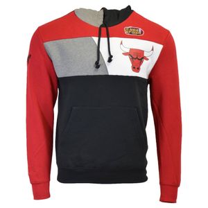 Mitchell & Ness BLOCK Fleece Hoody - NBA Chicago Bulls - M