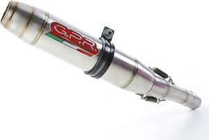 Gpr Exclusive Deeptone Inox Xef 125 Competition 4t 21-22 Euro 5 Homologierter Slip On Schalldämpfer Silber Homologated Silber Homologated