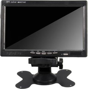 Universal 7" Monitor Display Bildschirm für Rückfahrkamera oder Video über Cinch