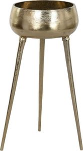 Blumentopf Home ESPRIT Gold Aluminium Moderne 46 X 46 X 100 cm