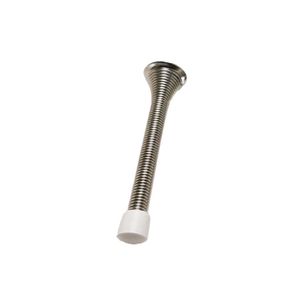 INF Federtürstopper-Wandschutz mit Gummipufferspitzen, 12er-Pack Silber 3 1/8 inch / 8.5 cm