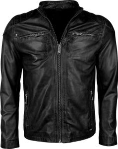 Maze Lederjacke Flint Herren black L