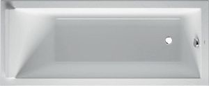 Duravit Rechteck-Badewanne STARCK 1 Rückenschräge 1700 x 700 mm weiß