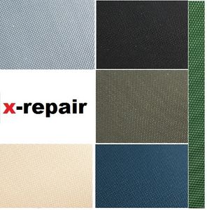 x-repair Patch selbstklebender Reparatur Aufkleber Nylon Flicken für Zelte, Rucksack, Markisen, Schlauchboot, Luftmatratze grün 2 Stück 140 x 140 mm