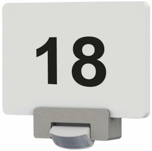 Hausnummernleuchte mit Bewegungsmelder incl. Zahlen-/Buchstabensatz, 2x 1W LED Hausnummernleuchte mit Bewegungsmelder incl. Zahlen-/Buchstabensatz, 2x 1W LED