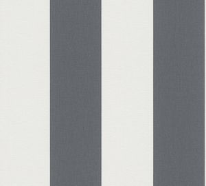 A.S. Création Vliestapete Elegance 2, grau, weiss, 10,05 m x 0,53 m, 179050, 1790-50
