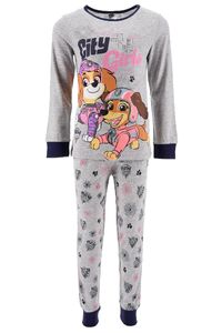 Paw Patrol Skye Kinder Mädchen Pyjama Schlafanzug , Farbe:Grau, Größe Kids:104