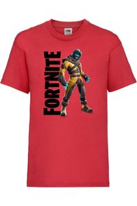 Zenith Skin Kinder T-shirt Fortnite Battle Royal Epic Gamer Gift, 9-11 Jahr - 140 / Rot