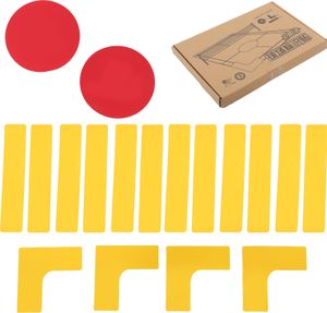 Powerti Sport Court Boundary Line Marker Pickleball Marker für Basketball -Volleyball -Tennis Badminton