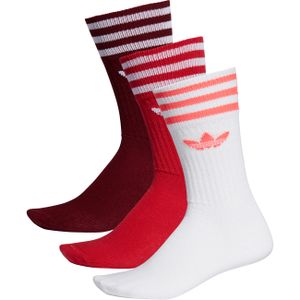 Adidas Originals Herren Socken SOLID CREW SOCK, Größe:S/M, Farben:cburgu/scarle/white