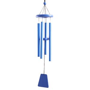 Windspiel klarer Klang exquisite Verarbeitung DIY Anhänger im Freien beruhigende melodische Windglocke für Haustür-Blau