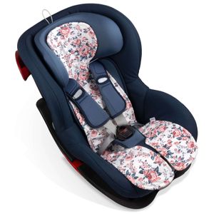 JUKKI Anti-Schwitz Einlage für Kinderautositz atmungsaktiv Babyschale Einsatz - Roses