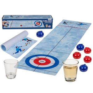 Trinkspiel Tisch-Curling 120 x 30 cm
