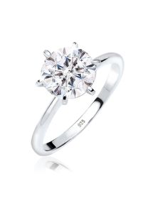 Elli Ring Verlobungsring Kristalle 925 Silber 56 mm Silber