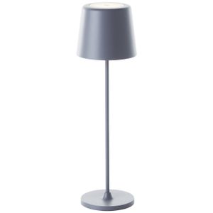 Brilliant Lampe Kaami LED Außentischleuchte 37cm grau matt Metall grau 2 W LED integriert