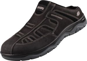 Dockers by Gerli Sandale Herren Clog Black schwarz Basics, Streetwear Leder EU42