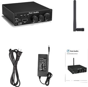 Bluetooth audio zesilovač, výstupní výkon 160 W, více vstupních režimů, BL20C s 24 V