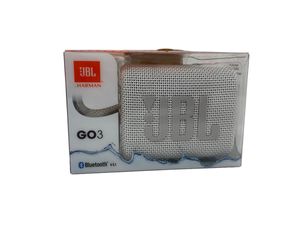 JBL Go 3 weiß Mobiler Lautsprecher Kabelloses Bluetooth-Streaming IP67 5 h Akku