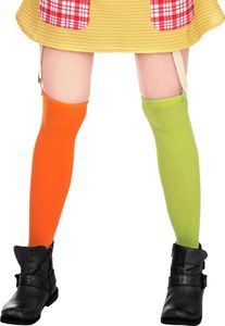 Pippi Langstrumpf Strümpfe - Kniestrümpfe Größe: XL-3XL