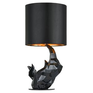 Maytoni Nashorn Tischlampe MOD470-TL-01-B 1xE14, Schwarz, aus Metall, exkl. Leuchtmittel