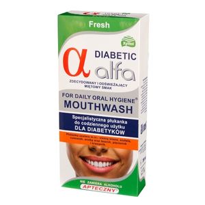Alfa Diabetic Fresh - Špecializovaný ústny roztok pre diabetikov 200ml