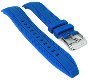 Festina Diver > Uhrenarmband blau Kautschuk Spezial Anstoß > F20378
