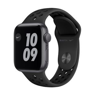 Apple Watch SE Nike grau Alu 40mm Sportarmband anthrazit MYYF2