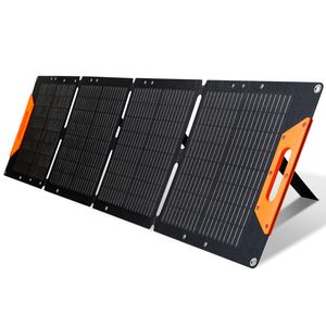 Yakimz Faltbares Solarpanel 120W Monokristallines Solar Ladegerät mit DC-, Solarmodul für Powerstation,Garten, Camping