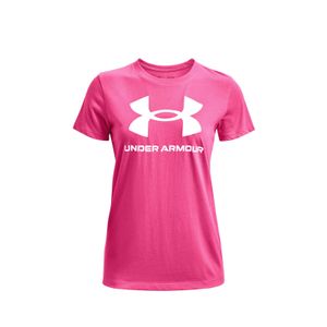 Under Armour Damen Fitnessshirt T-Shirt Sportstyle-Oberteil mit Grafik pink, Größe:S