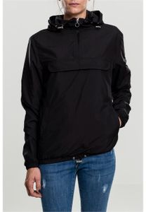 Urban Classics dámska mikina s kapucňou Basic Pull Over Jacket TB2013 Schwarz Black 5XL