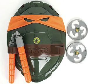 Ninja Turtles Michelangelo interaktives Set mit Waffen, Rüstung und Shurikens
