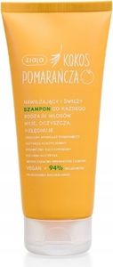 Ziaja Kokos Pomarańcza Szampon do mycia włosów nawilżający i świeży do każdego rodzaju włosów, 200 ml