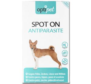 OptiPet 6x Spot On für Hunde, Spot on Hund, Spot on, Spot on Flöhe Hund, Zeckenschutz Hund