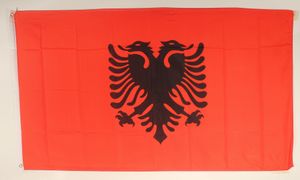 Albanien Flagge Großformat 250 x 150 cm wetterfest