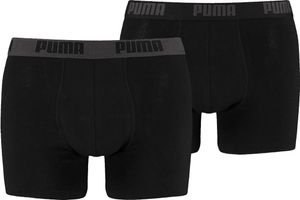 PUMA Basic Men's Boxers, Boxerky, Muži, Černá, Jednobarevný, XL, 2 kusů