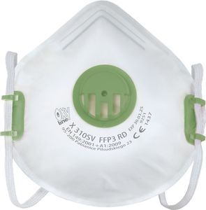 10x ochranná maska FFP3 s ventilom - opakovane použiteľná - 99% filtrácia - vyrobená v EÚ
