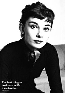 Audrey Hepburn - Quote Poster, Plakat
