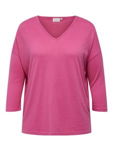 Bluzka damska Plus Size V-Neck 4/5 Rękaw | 42-44