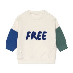 Lässig Kids Sweater GOTS Little Gang Free milky, 4-6 Jahre, Gr.  110/116