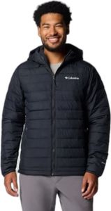 COLUMBIA Powder Lite II Hooded Jacket BLACK BLACK L COLUMBIA Powder Lite II Hooded Jacket BLACK BLACK L