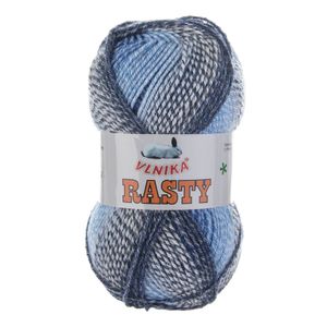 100g Rasty Strick-Wolle Farbverlaufs-Garn Polyacryl-Wolle mehrfarbig bunt