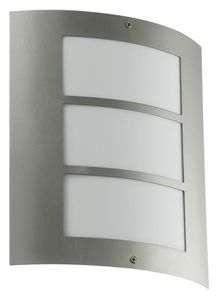 EGLO Außenwandleuchte City 60 W Silber 88139