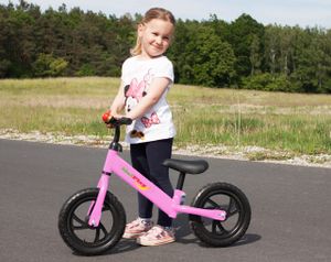 MalPlay Kinder Laufrad | Rosa | Lauffahrrad | Verstellbarer Lenker & Sitz | bis zu 25 kg | Ultraleicht | für Kinder ab 2 Jahren