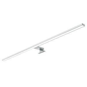 kalb | 100cm LED Badleuchte Badlampe Spiegellampe Spiegelleuchte 230V neutralweiß, silbergrau