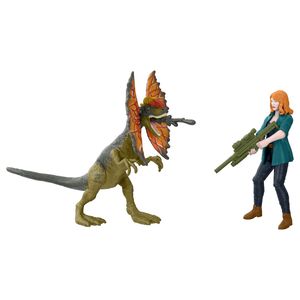 Mattel HDX46, GWM28 - Jurassic World Claire & Dilophosaurus