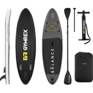 Gymrex Stand Up Paddle Board Set - 135 kg - 305 x 79 x 15 cm - inkl. Zubehör